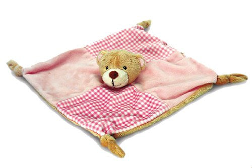 Babys 1st Bear Blanket BLUE - hanrattycraftsgifts.co.uk