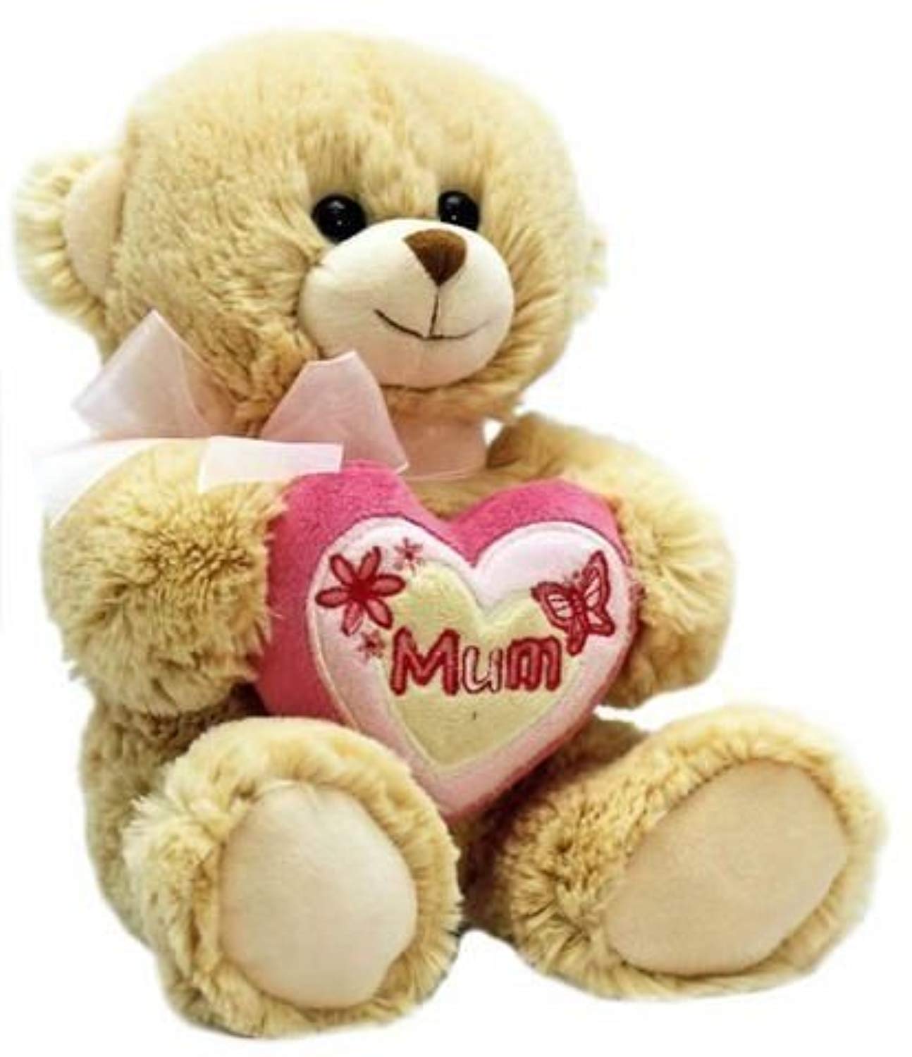 keel toys mothers day or any occassion bear with heart 35cm - hanrattycraftsgifts.co.uk