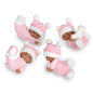 CLUB GREEN Resin Pink Playful Black Baby, Pink, 71 x 37 x 43 cm, Pack of 12 - hanrattycraftsgifts.co.uk