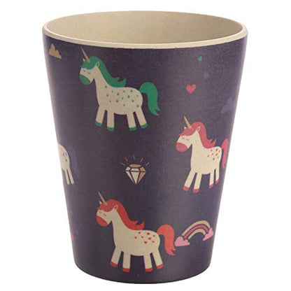 Puckator - Unicorn Eco-Friendly Biodegradable Bamboo Plate/Cutlery Set - hanrattycraftsgifts.co.uk