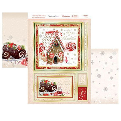 hunkydory a family christmas luxury card collection topper set christmas swirls - hanrattycraftsgifts.co.uk