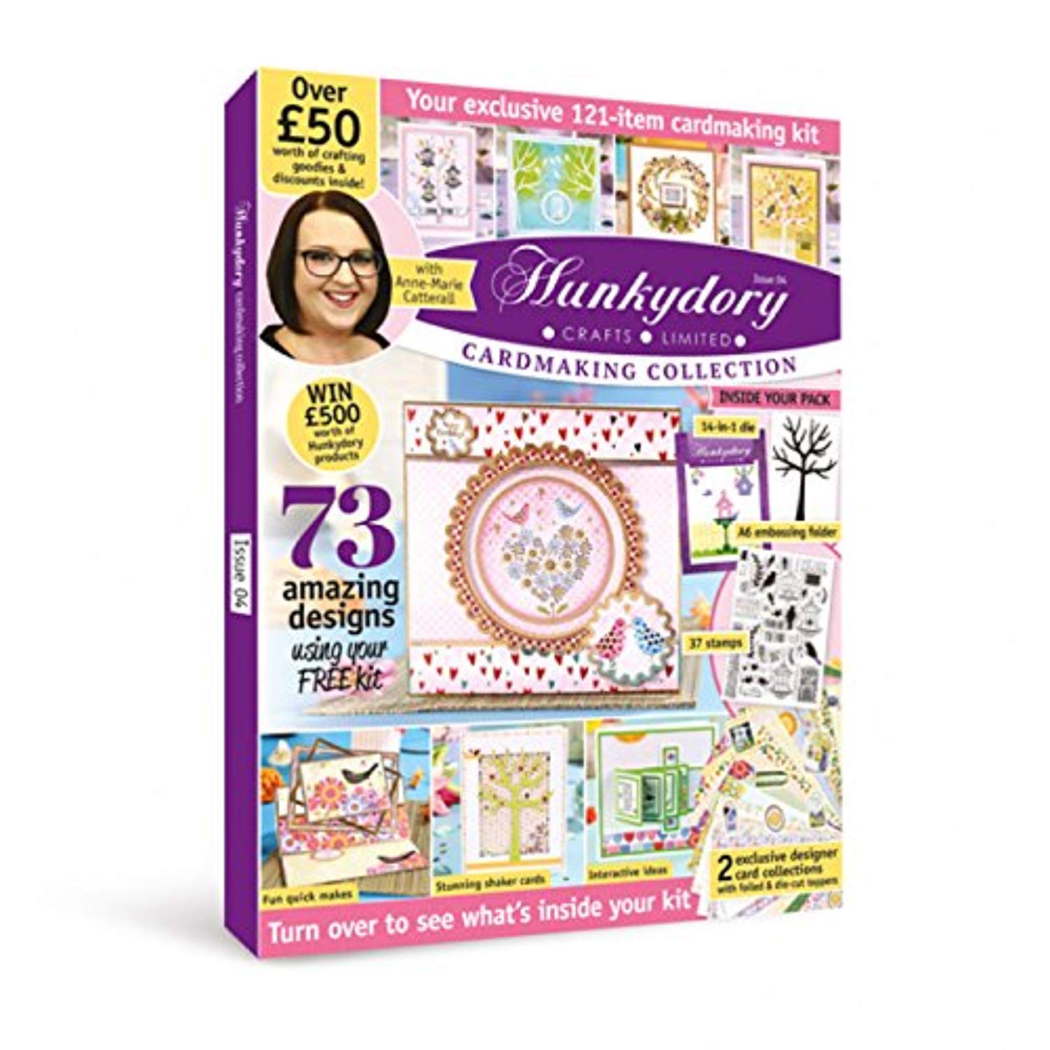 Hunkydory BOX MAGAZINE ISSUE 4 With FREE £50 Cardmaking Goodies Kit & Discounts - hanrattycraftsgifts.co.uk
