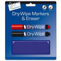 Just Stationery Whiteboard Marker and Eraser (Pack of 2) - hanrattycraftsgifts.co.uk