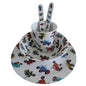 Childrens Melamine Dinner Set. Powell Craft Tractor Kids Gift Set - from Little PJs - hanrattycraftsgifts.co.uk