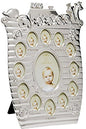 Lesser and Pavey - Little Treats Silver Plated Noahs Ark First Year Frame - hanrattycraftsgifts.co.uk