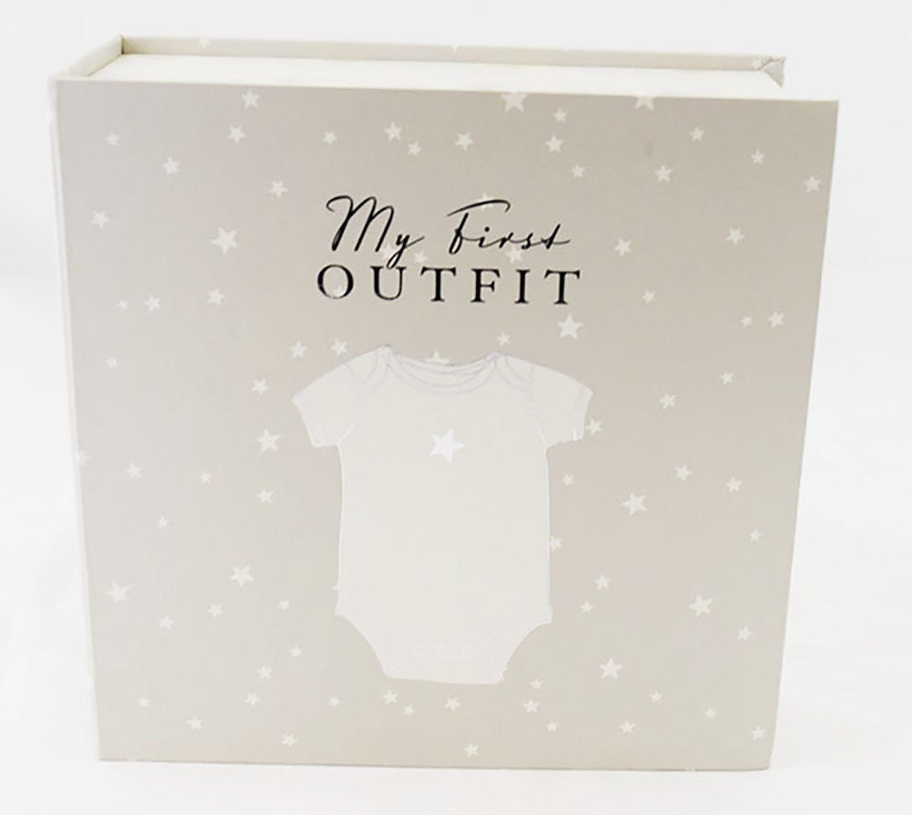 My First Outfit Box New Baby Newborn Gift Present Boy Girl Cute Home Gift - hanrattycraftsgifts.co.uk