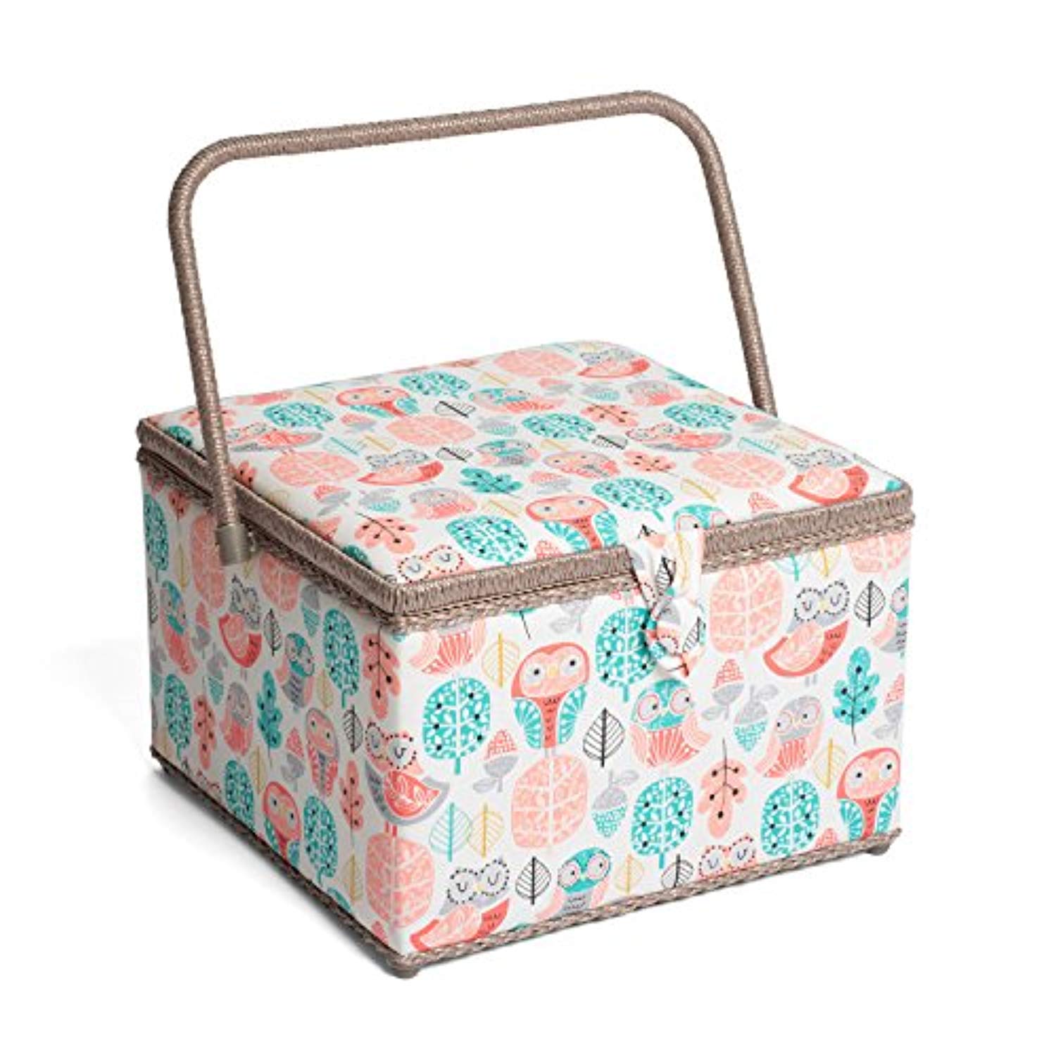 Hobby Gift HGX/210 | Owls Large Sewing Basket - hanrattycraftsgifts.co.uk