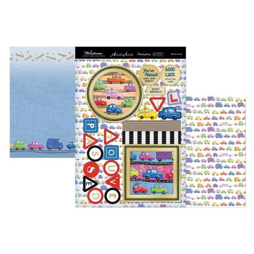 hunkydory adorable scorable luxury topper set milestones hit the road - hanrattycraftsgifts.co.uk