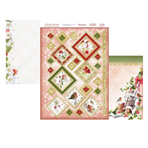 hunkydory a family christmas luxury card collection topper set dazzling diamonds - hanrattycraftsgifts.co.uk