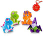 Keel Toys 25cm Hugasaurus On Lead With Sound 4 Asstd - hanrattycraftsgifts.co.uk