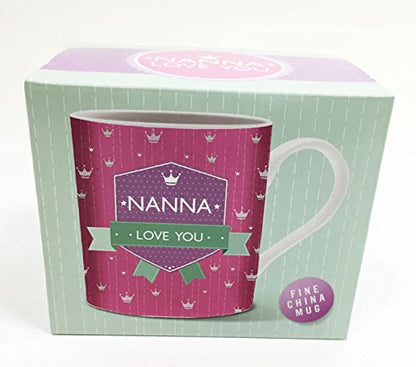 Nanna Mothers Day China Mug Tea Set Gifts Presents Birthday Present Love You - hanrattycraftsgifts.co.uk
