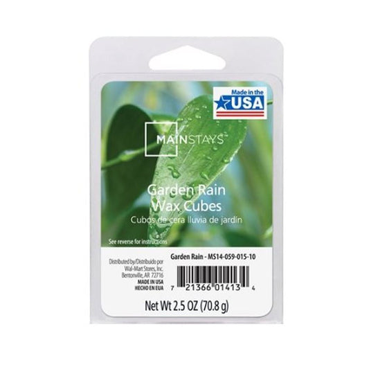 Mainstays Garden Rain Scented Wax Cube Melts MS14-059-015-10 - hanrattycraftsgifts.co.uk