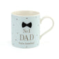 Lesser & Pavey Mad Dots Black Tie No.1 Dad Mug, Blue - hanrattycraftsgifts.co.uk