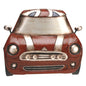 Contemporary Art - Classic British Union Jack Car - Decorative Wall Art - hanrattycraftsgifts.co.uk