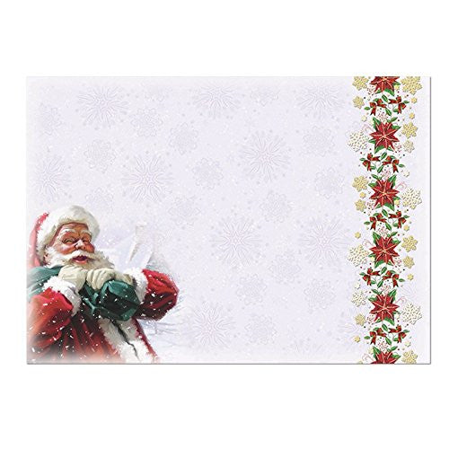 Luxury Topper Set: Old Saint Nick ~ Christmas Santa Adorable Scorable Individual Topper - hanrattycraftsgifts.co.uk