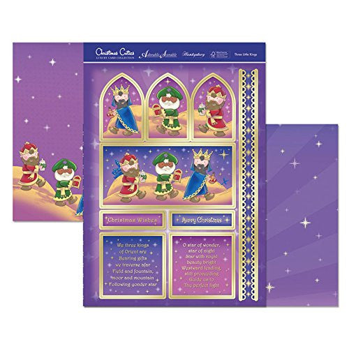 hunkydory adorable scorable christmas cuties three little kings - hanrattycraftsgifts.co.uk