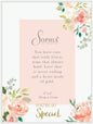 PEACHES & CREAM GLASS MIRROR PHOTO FRAME 4" X 6" SPECIAL