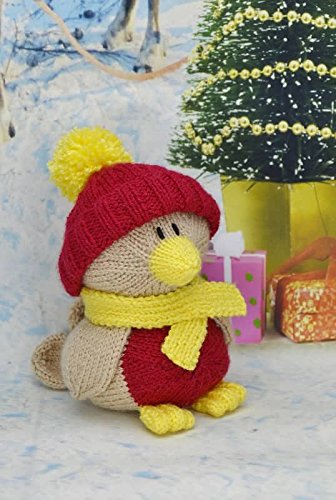 KNITTING PATTERN Robin Soft Toy From Knitting by Post - hanrattycraftsgifts.co.uk