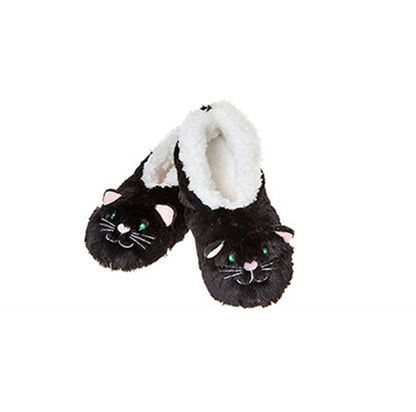 Childrens Animal Snoozies Soft Sherpa Fleece Fluffy Slippers - hanrattycraftsgifts.co.uk