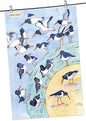 Oystercatcher Birds Tea Towel - Emma Ball - hanrattycraftsgifts.co.uk