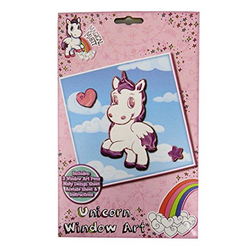 Magical Misty Unicorn - Window Art Pack - hanrattycraftsgifts.co.uk