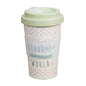 Love Life Bamboo travel mug 400 ml