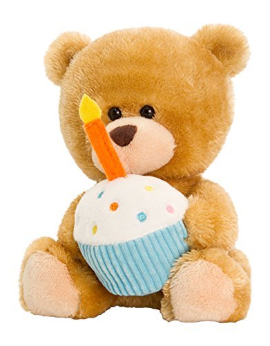 Keel Toys SB0305 14 cm Pipp Happy Birthday Bear Plush Toy by Keel Toys - hanrattycraftsgifts.co.uk