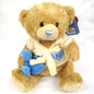 Baby Boy Blue Cuddles Bathtime Teddy Bear Gift 25cm - hanrattycraftsgifts.co.uk