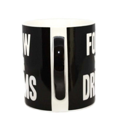 Follow Your Dreams Words Of Wisdom Fine China Mug - hanrattycraftsgifts.co.uk