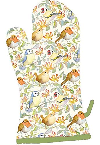 Emma Ball garden birds oven glove - hanrattycraftsgifts.co.uk