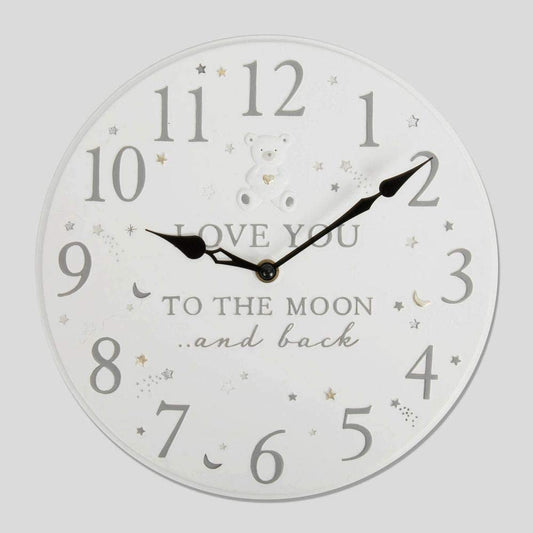Widdop Bambino Love You To The Moon & Back Clock