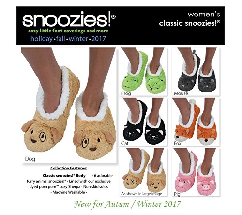 Childrens Animal Snoozies Soft Sherpa Fleece Fluffy Slippers - hanrattycraftsgifts.co.uk