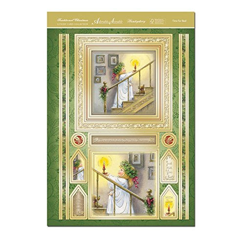 Luxury Topper Set: Time For Bed - Traditional Christmas Adorable Scorable Individual Topper Set - hanrattycraftsgifts.co.uk