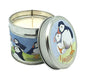 Emma Ball - Playful Puffin - Vanilla Scented Candle TIn - Festive - 35 Hour Burn Tin - hanrattycraftsgifts.co.uk