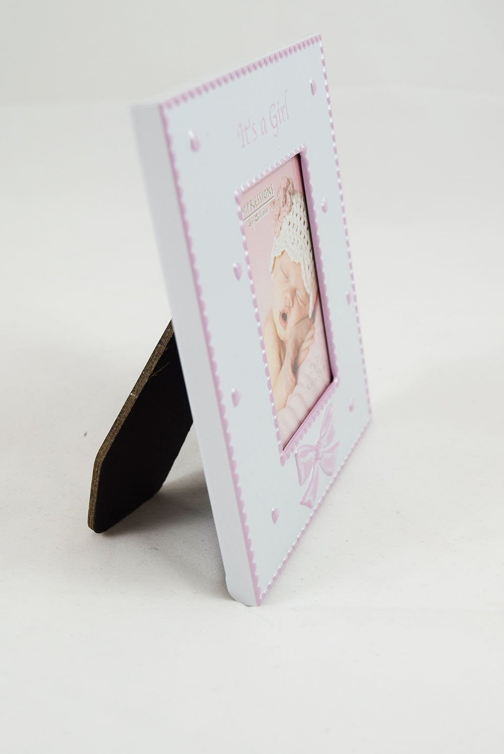 Its A Girl Frame My First Curl Tooth Gift Set New Baby Pink Picture Keepsake - hanrattycraftsgifts.co.uk