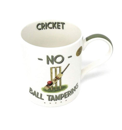 Boxed No Ball Tampering Fine China Mug 13x9x10cm - hanrattycraftsgifts.co.uk