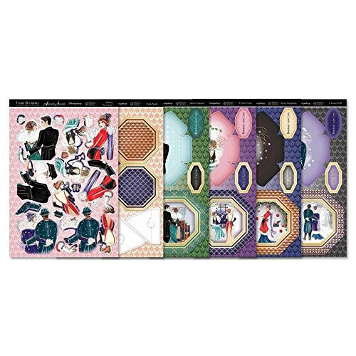 hunkydory festive decadence range festive deco secret door card kit - hanrattycraftsgifts.co.uk