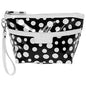 dotty black wash bag - hanrattycraftsgifts.co.uk