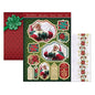Luxury Topper Set: Old Saint Nick ~ Christmas Santa Adorable Scorable Individual Topper - hanrattycraftsgifts.co.uk