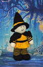 KNITTING PATTERN Witch Festive Friend From Knitting by Post - hanrattycraftsgifts.co.uk