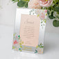 Floral Mirror Glass 4 x 6 Photo Frame - Special Grandma