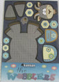 papercraft toppers george - hanrattycraftsgifts.co.uk