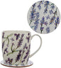 Puckator Lavander Fields Pick Of The Bunch Porcelain Mug & Cork Coaster