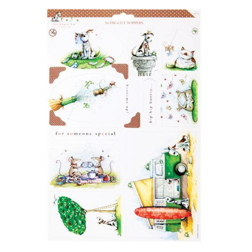 Hot Diggity Dog - Die-cut Toppers A4 Great Outdoors (HOT 157101) - hanrattycraftsgifts.co.uk