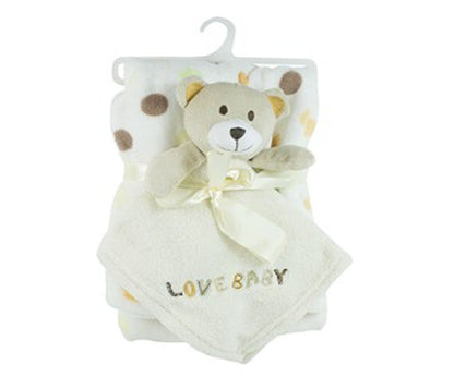 Plush Toy and Baby Blanket Set - ONLY PINK IN STOCK - hanrattycraftsgifts.co.uk