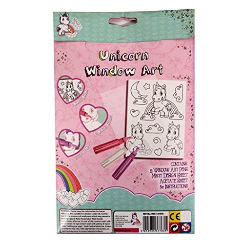 Magical Misty Unicorn - Window Art Pack - hanrattycraftsgifts.co.uk