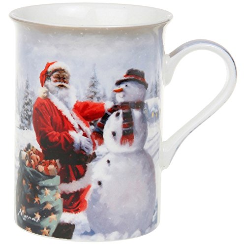 Macneil Santa Snowman Boxed Can Mug - hanrattycraftsgifts.co.uk