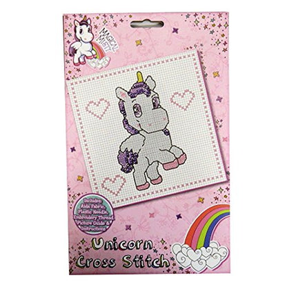 Magical Misty Unicorn - Cross Stitch Art and Craft Pack - hanrattycraftsgifts.co.uk