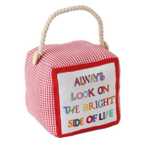 Juliana Home Living Door Stop Cube Shape Always Look On The (DS203) - hanrattycraftsgifts.co.uk