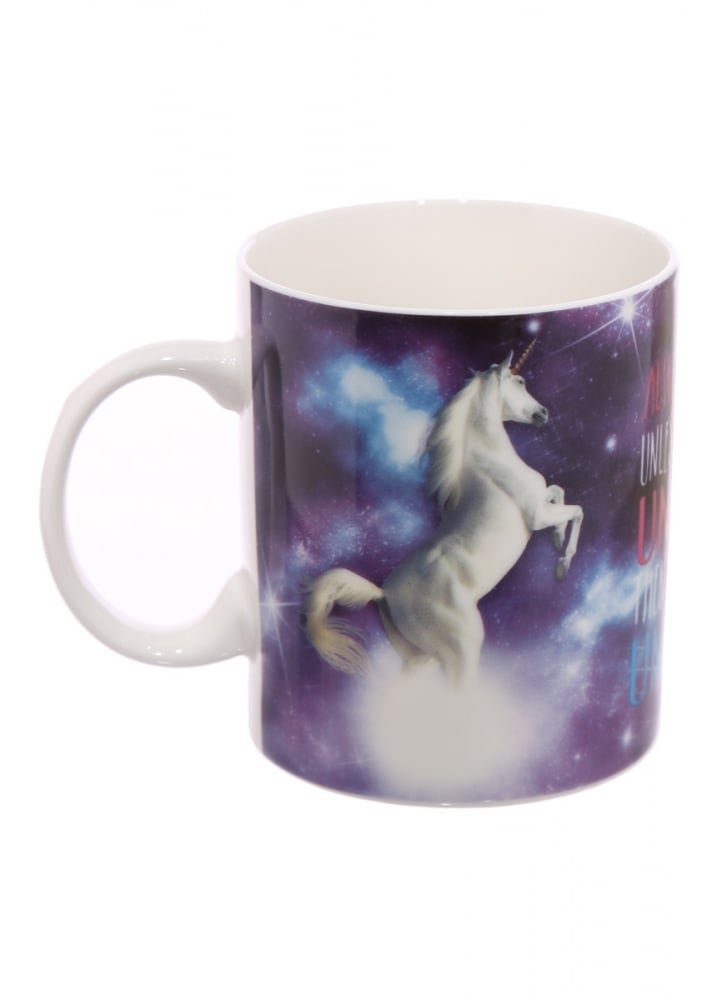 Lauren Billingham Magiestic Unicorn Bone China Mug - hanrattycraftsgifts.co.uk